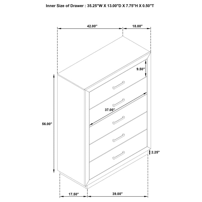 Kenora 4 & 5 Piece Bedroom Set E.King, Queen, & Cal.king - Imperial Furniture (Las Vegas, NV) - Multi Location