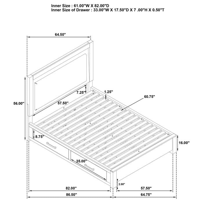 Kenora 4 & 5 Piece Bedroom Set E.King, Queen, & Cal.king - Imperial Furniture (Las Vegas, NV) - Multi Location