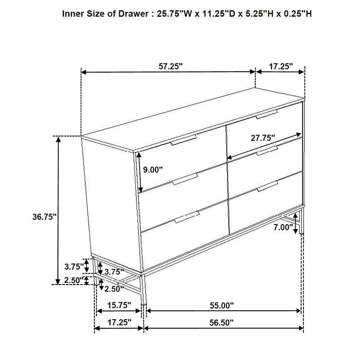 Sonora 4 & 5 Piece Bedroom Set - Imperial Furniture (Las Vegas, NV) - Multi Location