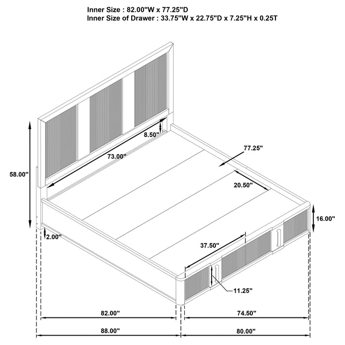 Terrace 4 & 6 Piece E.King, Cal.King, & Queen Bedroom Set - Imperial Furniture (Las Vegas, NV) - Multi Location