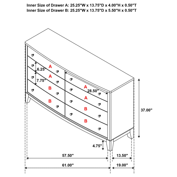 Granada Dresser - Imperial Furniture (Las Vegas, NV) - Multi Location