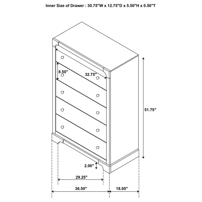 Gran Park Chest - Imperial Furniture (Las Vegas, NV) - Multi Location