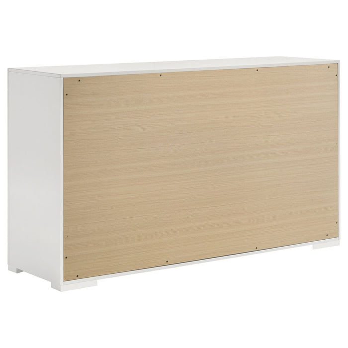 Ives 4 & 5 Piece Bedroom Set E.king & Queen White & Grey - Imperial Furniture (Las Vegas, NV) - Multi Location