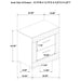 Ives 4 & 5 Piece Bedroom Set E.king & Queen White & Grey - Imperial Furniture (Las Vegas, NV) - Multi Location