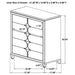 Olivia 5 Pc Bedroom Set - Imperial Furniture (Las Vegas, NV) - Multi Location