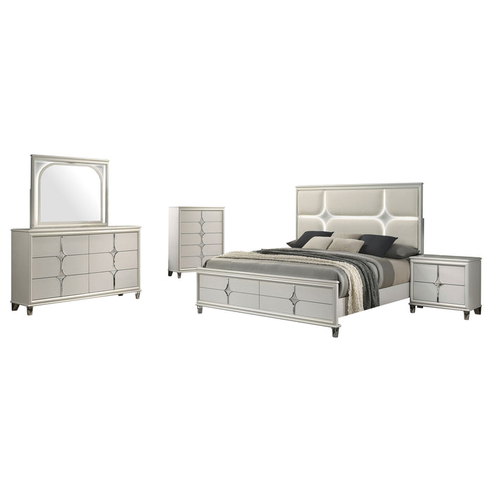 Olivia 5 Pc Bedroom Set - Imperial Furniture (Las Vegas, NV) - Multi Location