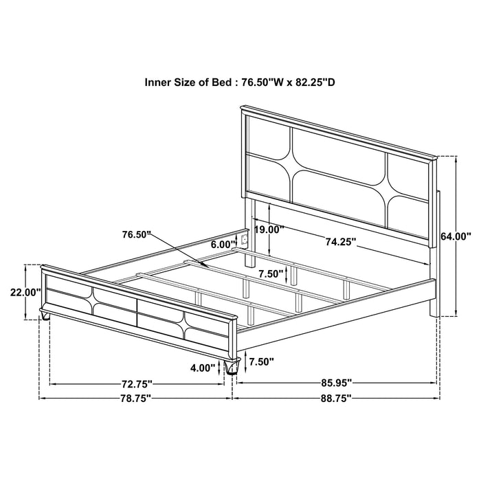 Olivia 4 & 5 Piece Bedroom Set E.King, Queen, & Cal.King - Imperial Furniture (Las Vegas, NV) - Multi Location