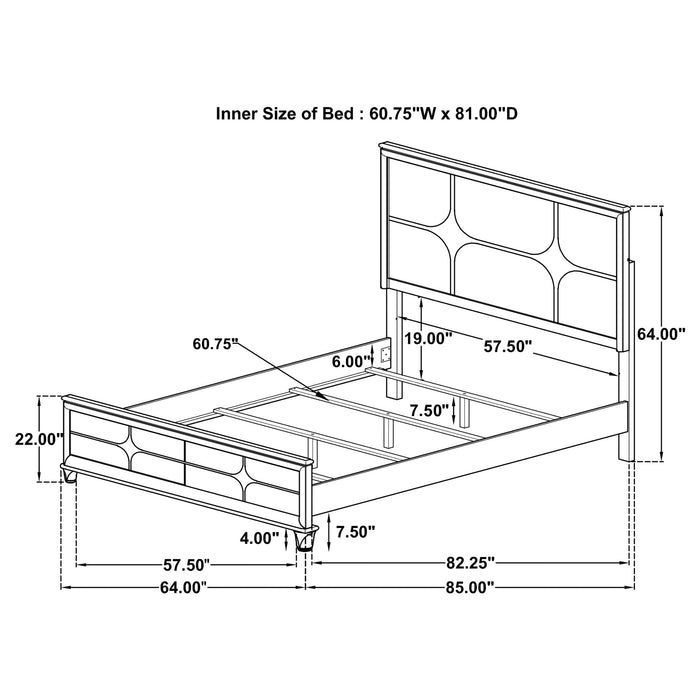 Olivia 4 & 5 Piece Bedroom Set E.King, Queen, & Cal.King - Imperial Furniture (Las Vegas, NV) - Multi Location