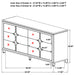 Olivia 5 Pc Bedroom Set - Imperial Furniture (Las Vegas, NV) - Multi Location