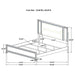 Marmore 4 & 5 Pc E.king, Cal.king, & Queen Bedroom Set - Imperial Furniture (Las Vegas, NV) - Multi Location