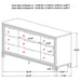 Marmore 4 & 5 Pc E.king, Cal.king, & Queen Bedroom Set - Imperial Furniture (Las Vegas, NV) - Multi Location