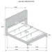 Lucia 4 & 5 Piece Bedroom Set King & Queen Beige & Grey - Imperial Furniture (Las Vegas, NV) - Multi Location