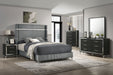 Lucia 4 & 5 Piece Bedroom Set King & Queen Beige & Grey - Imperial Furniture (Las Vegas, NV) - Multi Location