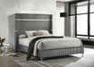 Lucia Eastern King & Queen Bed Beige & Grey - Imperial Furniture (Las Vegas, NV) - Multi Location