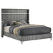Lucia Eastern King & Queen Bed Beige & Grey - Imperial Furniture (Las Vegas, NV) - Multi Location