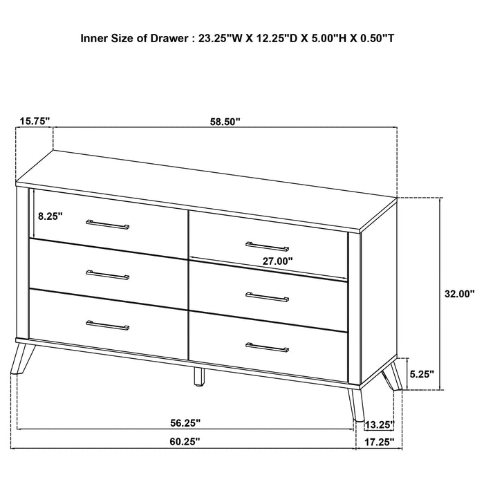 Kaywood 4 & 5 Pc Bedroom Set Full, E.King, Queen & Twin - Imperial Furniture (Las Vegas, NV) - Multi Location