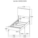 Kaywood 4 & 5 Pc Bedroom Set Full, E.King, Queen & Twin - Imperial Furniture (Las Vegas, NV) - Multi Location