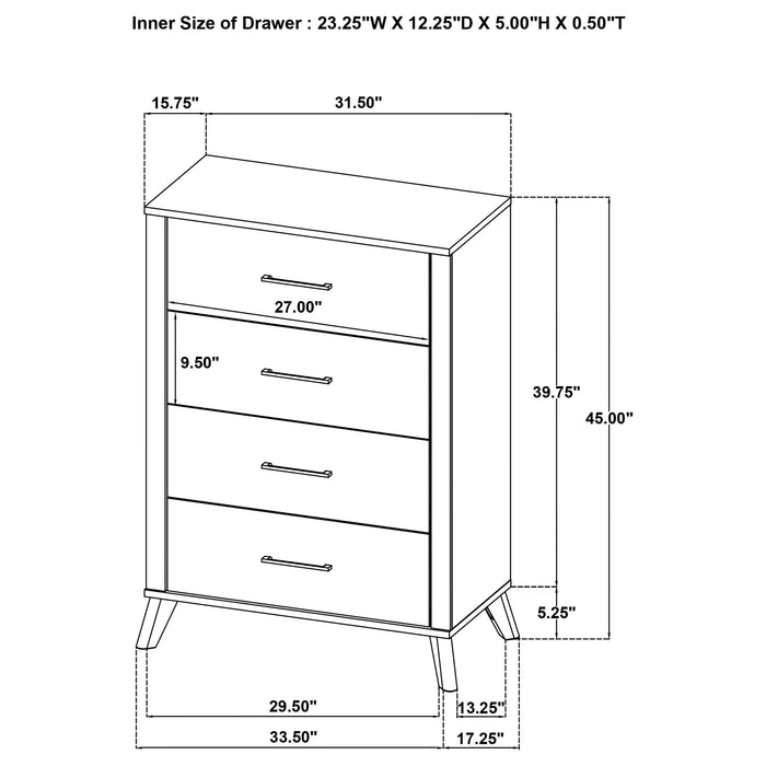 Kaywood 4 & 5 Pc Bedroom Set Full, E.King, Queen & Twin - Imperial Furniture (Las Vegas, NV) - Multi Location