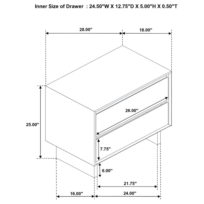 Glenwood Nightstand - Imperial Furniture (Las Vegas, NV) - Multi Location