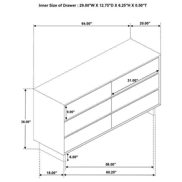 Glenwood Dresser - Imperial Furniture (Las Vegas, NV) - Multi Location