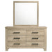 Oakglen Dresser With Mirrors - Imperial Furniture (Las Vegas, NV) - Multi Location