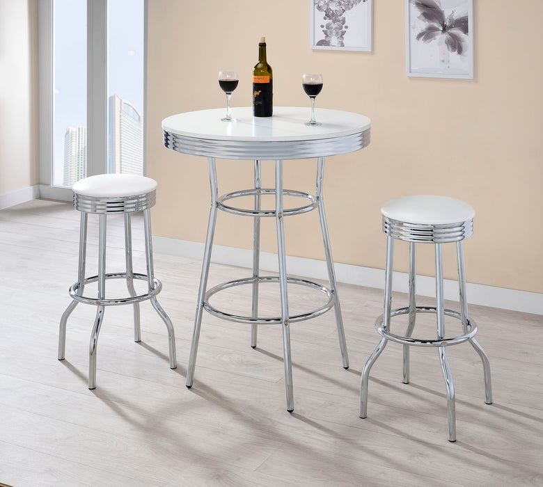 Retro 3 Pc Bar Set - Imperial Furniture (Las Vegas, NV) - Multi Location