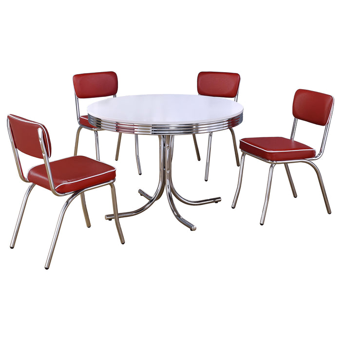 Retro 5 Pc Dining Sets - Imperial Furniture (Las Vegas, NV) - Multi Location
