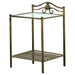 Sydney 2-shlef Nightstand Antique Brushed Gold - Imperial Furniture (Las Vegas, NV) - Multi Location