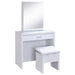 Harvey 2-piece Vanity Set with Lift-Top Stool White - Imperial Furniture (Las Vegas, NV) - Multi Location