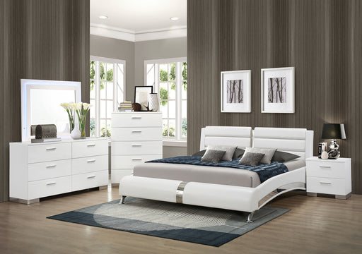 Jeremaine 5 Pc Bedroom Sets White - Imperial Furniture (Las Vegas, NV) - Multi Location