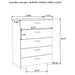 Jeremaine 5 Pc Bedroom Sets White - Imperial Furniture (Las Vegas, NV) - Multi Location