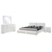 Jeremaine 5 Pc Bedroom Sets White - Imperial Furniture (Las Vegas, NV) - Multi Location