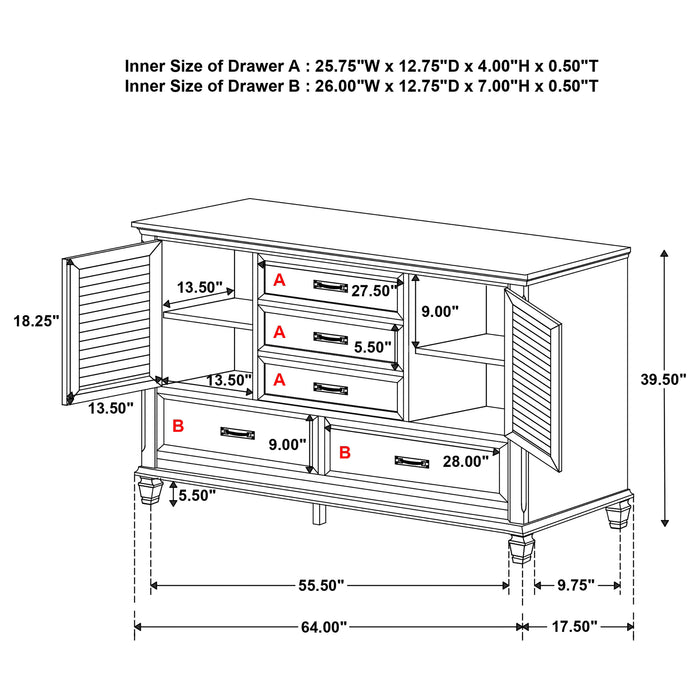 Devon Bedroom Set White - Imperial Furniture (Las Vegas, NV) - Multi Location