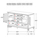 Devon Bedroom Set White - Imperial Furniture (Las Vegas, NV) - Multi Location