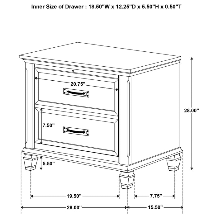 Devon Bedroom Set White - Imperial Furniture (Las Vegas, NV) - Multi Location