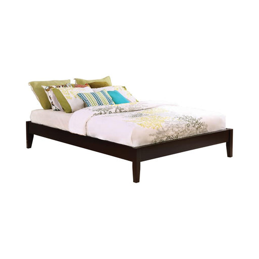 Hounslow California King, E.King, & Queen Universal Platform Bed Cappuccino - Imperial Furniture (Las Vegas, NV) - Multi Location