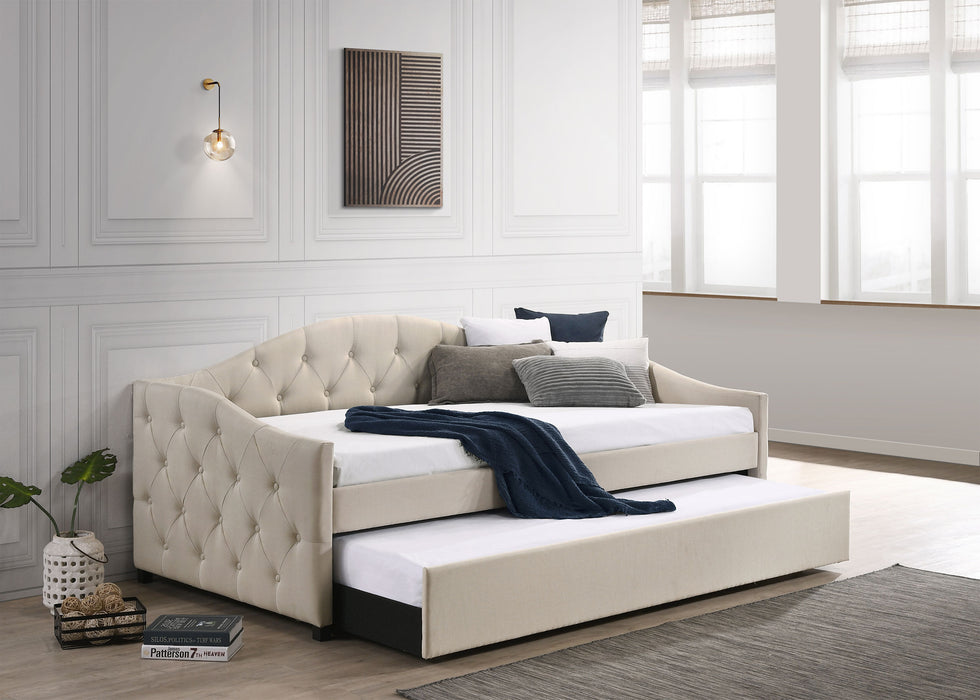 Sadie Upholstered Twin Daybed with Trundle - Imperial Furniture (Las Vegas, NV) - Multi Location