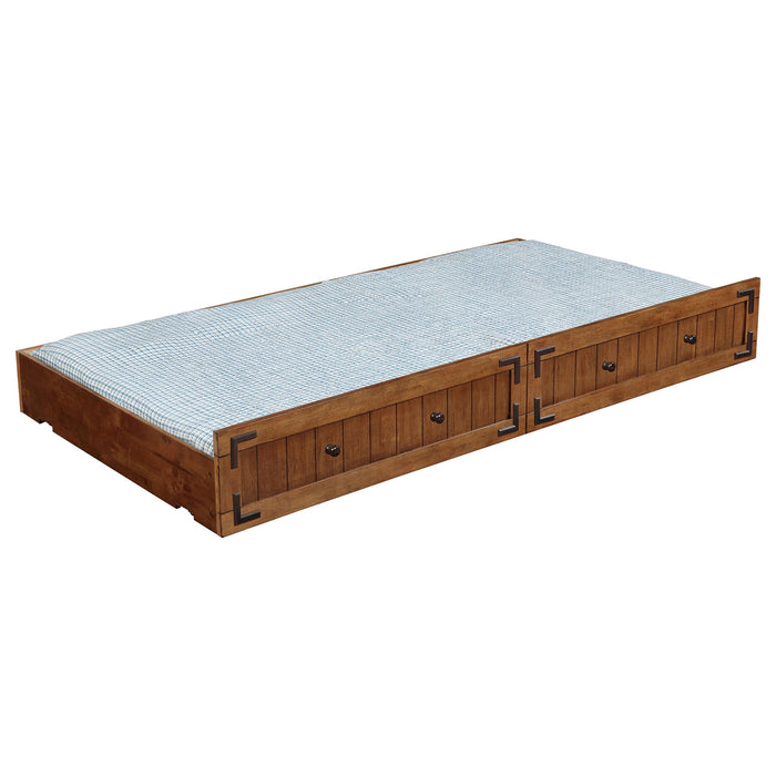 Oakdale Wood Twin Daybed with Trundle Rustic Honey - Imperial Furniture (Las Vegas, NV) - Multi Location