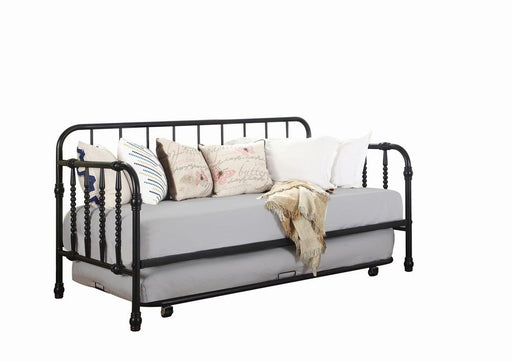 Marina Twin Metal Daybed with Trundle Black - Imperial Furniture (Las Vegas, NV) - Multi Location