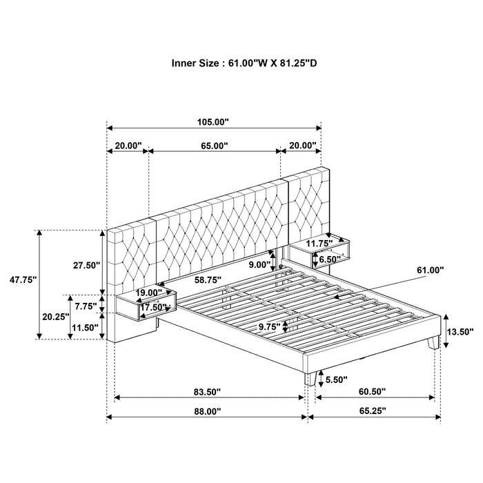 Marley Eastern King & Queen Bed - Imperial Furniture (Las Vegas, NV) - Multi Location
