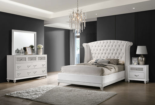Barzini Bedroom Set White - Imperial Furniture (Las Vegas, NV) - Multi Location
