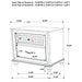 Barzini Bedroom Set White - Imperial Furniture (Las Vegas, NV) - Multi Location