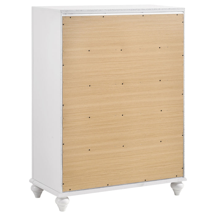 Barzini Bedroom Set White - Imperial Furniture (Las Vegas, NV) - Multi Location