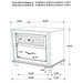 Barzini Bedroom Set White - Imperial Furniture (Las Vegas, NV) - Multi Location