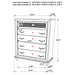 Barzini Bedroom Set White - Imperial Furniture (Las Vegas, NV) - Multi Location