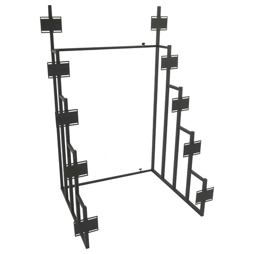 Duarto 5-tier Headboard Display Rack Black - Imperial Furniture (Las Vegas, NV) - Multi Location
