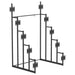 Duarto 5-tier Headboard Display Rack Black - Imperial Furniture (Las Vegas, NV) - Multi Location