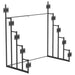 Duarto 5-tier Headboard Display Rack Black - Imperial Furniture (Las Vegas, NV) - Multi Location