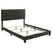 Mapes Tufted Upholstered Eastern King, Queen, Twin & Full Bed Charcoal & Grey - Imperial Furniture (Las Vegas, NV) - Multi Location