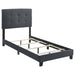 Mapes Tufted Upholstered Eastern King, Queen, Twin & Full Bed Charcoal & Grey - Imperial Furniture (Las Vegas, NV) - Multi Location